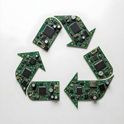 symbole-de-recyclage-fabrique-a-partir-de-circuits-imprimes-electroniques symbole-de-recyclage-fabrique-a-partir-de-circuits-imprimes-electroniques